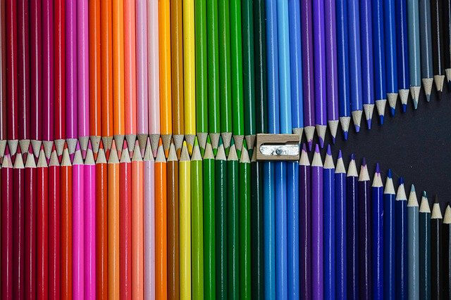 たくさんの色鉛筆